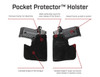 Galco Pocket Protector Holster for Ruger LCP, Ambidextrous, Black - PRO436B
