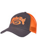 Strike King Trucker Cap Hat, Charcoal Neon Orange - CAP-2