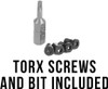 EGW HD Tikka T3 Picatinny Rail Scope Mount 0 MOA, Black - 80500