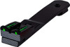 HiViz UNI2006 Fiber Optic Universal Rear Rifle Sight 3/8" Dovetail