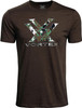 Vortex Optics Logo Short Sleeve T Shirt Brown Heather Camo 3XL