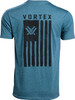 Vortex Optics Men's Salute Short Sleeve T-Shirt Steel Blue Heather XXL Vortex Optics Men's Salute Short Sleeve T-Shirt Steel Blue Heather XXL