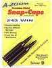 A-Zoom .243 Winchester WIN Precision Metal Safety Snap Caps 2 Pack 12223