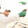 Fish Monkey Pro 365 Fingerless Fishing Guide Glove Neon Green 2XL