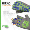Fish Monkey Pro 365 Fingerless Fishing Guide Glove Neon Green Large