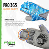 Fish Monkey Pro 365 Fingerless Fishing Guide Glove Blue Water Camo Large