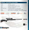 Stoeger S8000-E TAC .177 Caliber Black Synthetic 3-9x40 Objective Scope