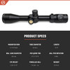 Athlon Optics Talos BTR 4-14x44 Riflescope APLR2 FFP IR MIL Reticle