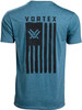 Vortex Optics Men's Salute Short Sleeve T-Shirt Steel Blue Heather XXXL Vortex Optics Men's Salute Short Sleeve T-Shirt Steel Blue Heather XXXL