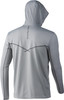 Huk Icon X Hoodie Fishing Shirt with +50 UPF Sun Protection - Large