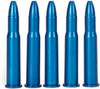 A-ZOOM Dummy Round 30-30 Winchester Rifle Metal Snap Caps 5 Pk Blue - 12329