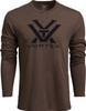 Vortex Optics Core Logo Long Sleeve T-Shirt - Brown Heather - XX-Large