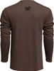 Vortex Optics Core Logo Long Sleeve T-Shirt - Brown Heather - XX-Large