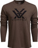Vortex Optics Core Logo Long Sleeve T-Shirt - Brown Heather - X-Large Vortex Optics Core Logo Long Sleeve T-Shirt - Brown Heather - X-Large