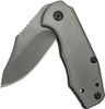 Kershaw Ember 2" Modified Drop Point Matte Grey Pocket Knife Small Everyday