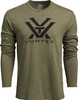 Vortex Optics Core Logo Long Sleeve Shirts Military Heather Medium Vortex Optics Core Logo Long Sleeve Shirts Military Heather Medium
