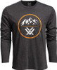 Vortex Optics Three Peaks Long Sleeve Shirts - Charcoal Heather - Medium