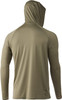 HUK Men A1A Hoodie Quick-Dry Sweatshirt +50 UPF - Overland - X-Large