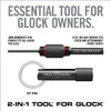Real Avid 2-in-1 Tool for Glock Handgun Compatible 19/17/43/26/22/48 & More Real Avid 2-in-1 Tool for Glock Handgun Compatible 19/17/43/26/22/48 & More