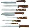 Case XX Nine Piece Household Cutlery Block & Knife Set Walnut Handles