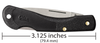 Case XX Mini Blackhorn Drop Point Blade Lightweight Synthetic Handle -00253