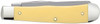 Case XX Trapper Clip, Spey Blade Smooth Yellow Synthetic Handle - 00161