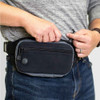 Galco Fastrax PAC Gun Concealing Waistpack  Adjustable Fit Ambid Black/Grey