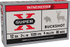 Winchester Ammo XB1200 Super-X 12 Gauge 2.75" 9 Pellets 00 Buck 25 Rounds