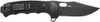 SOG Seal XR Folding Knife Ambidextrous 3.9" Clip Point Straight Blade Black