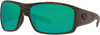 Costa Del Mar Cape Polarized-580P Rectangular Sunglasses Bowfin/Copper Grn