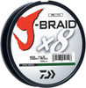 Daiwa J-Braid x8 Braided Line 150M/165yds 10 lbs Dark Green - JB8U10-150DG
