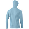 HUK Men A1A Hoodie Quick-Dry Performance Hoodie UPF 30+ Crystal Blue - M