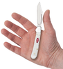 Case XX SparXX Mini CopperLock Clip Blade Jig White Synthetic Handle -60185