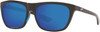 Costa Del Mar Cheeca Sunglasses Black Blue Mirror 580G CHA11OBMGLP