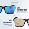 Costa Del Mar Cheeca Sunglasses Black Blue Mirror 580G CHA11OBMGLP