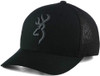 Browning Color Strip Flex Fit Hat Cap, Black, LG/XL - 308702994