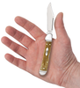 Case XX Mini CopperLock Clip Blade Smooth Antique Bone Fluted - 58186-Case