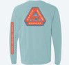 Costa Del Mar CRR Crest Long Sleeve 100% Cotton - Chalky Mint - X-Large