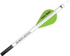 New Archery Product Twister Quickfletch 2" 3-Vane Stabilizing Fletch Green