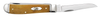 Case XX Mini Trapper Clip, Spey Blade Smooth Antique Bone Handle - 58188