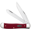 Case XX Trapper Clip, Spey Blade Smooth Mulberry Synthetic Handle - 30460