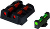 HIVIZ Target Sight Set Glock 34,35,41, & 40 Includes Changeable Litepipes