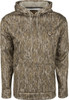 Drake Waterfowl Ol' Tom Camo Performance Hoodie Mossy Oak Bottomland XL