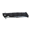 Cold Steel Luzon Series Folding Knife W/ Pocket Clip Large 6" Blade BLK/SLV