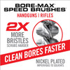 Real Avid Bore-Max Speed Brushes Multi-Cal Pack Gun Cleaning & Maintenance