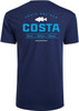 Costa Del Mar Men Topwater Short Sleeve T-Shirt Navy M - FQA400026-602-M