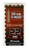 Hornady Varmint Express 22 Mag 30 gr V-Max 500 Rounds 83202