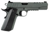 Tisas 10100512 1911 Night Stalker 45 ACP 8+1 5" BBL Platinum Grey Ambi