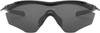 Oakley Men's M2 Frame XL Rectangular Sunglasses Polished Black/Grey