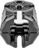 YakAttack MightyMount Duo Rail Adapter Black Single Pack MMBC-1003